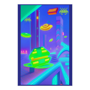 Poster Futurisme rétrogradé