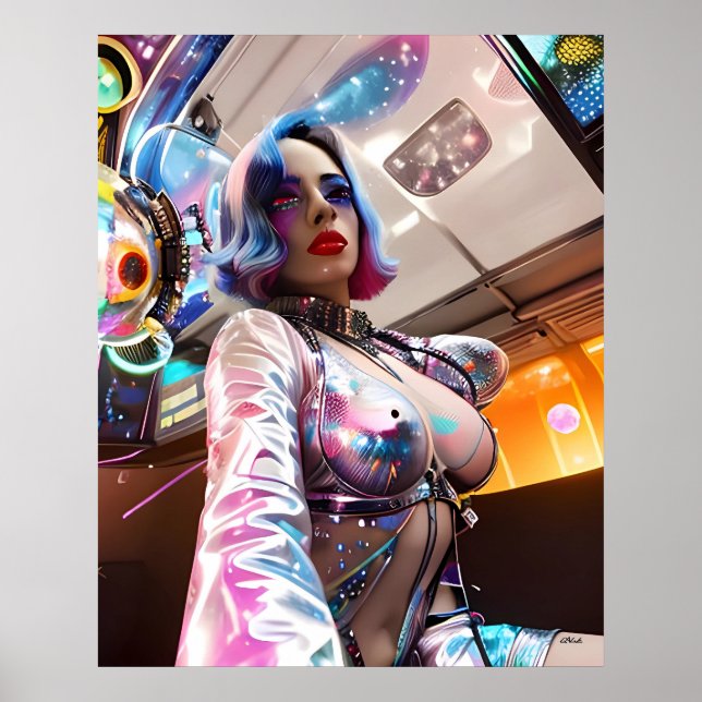 Poster Futurist Revelry (Devant)