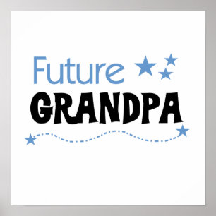 Poster Futurs tee-shirts et cadeaux grand-pa