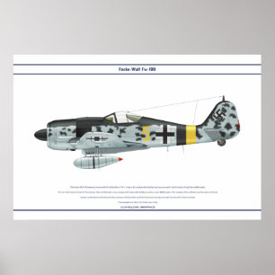Poster Fw-190 A-9 JG5 1