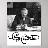 G. K. Chesterton au travail