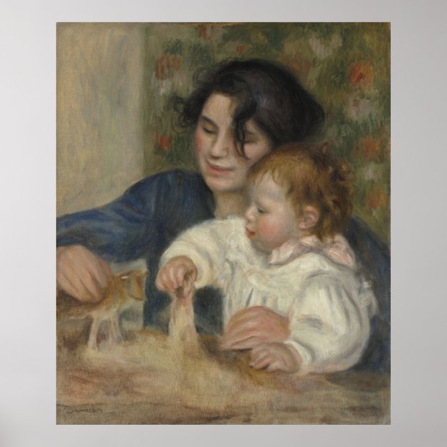 Poster Gabrielle et Jean par Pierre-Auguste Renoir (Devant)