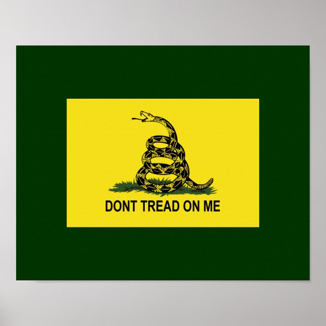 Poster Gadsden Flag Dont Tread on Me (Devant)