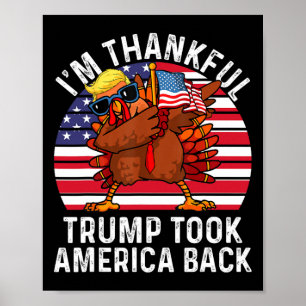 Poster Gagnante, je remercie Trump Won d'avoir ramené l'A