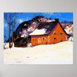 Poster Gagnon - La Maison Rouge, art,