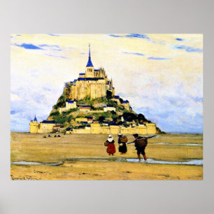 Poster Gagnon - Mont-Saint-Michel, le matin,