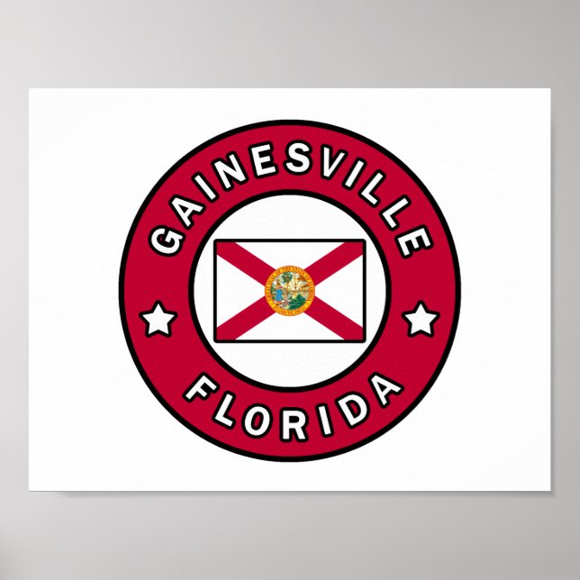 Poster Gainesville Floride (Devant)