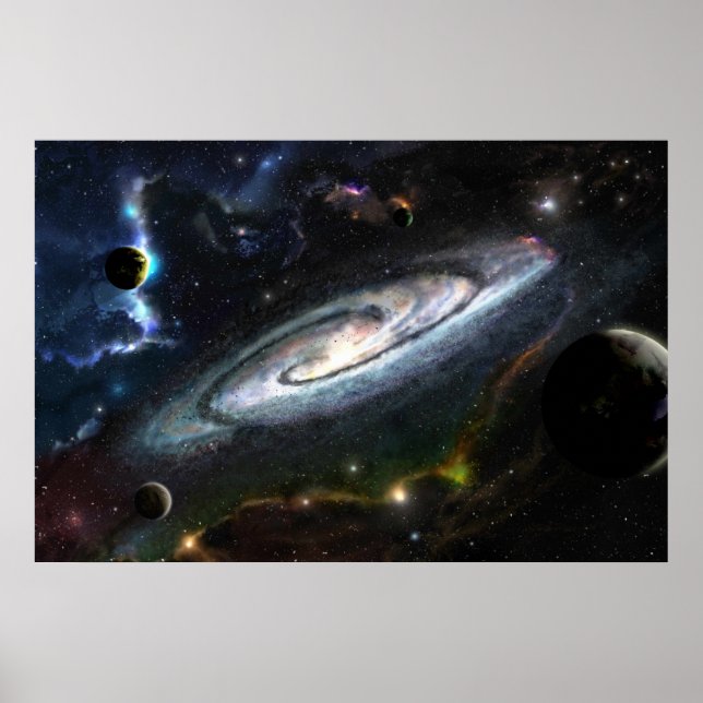 Poster Galaxie (Devant)