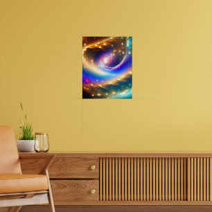 Poster Galaxie cosmique avec Star de tournage Imprimer