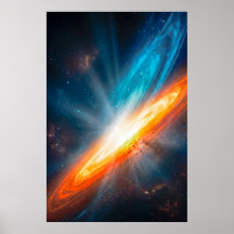 Galaxie cosmique vibrante de science-fiction orang
