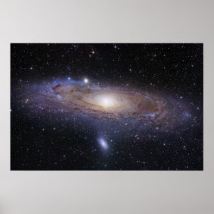 Poster Galaxie d'Andromeda