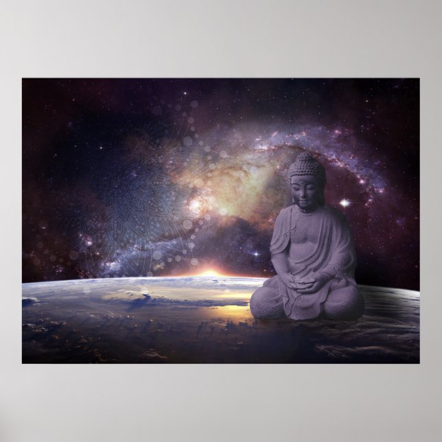 Poster Galaxie de Bouddha (Devant)
