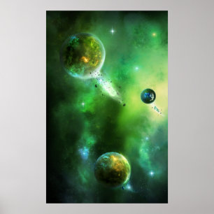 Poster Galaxie de Greenday