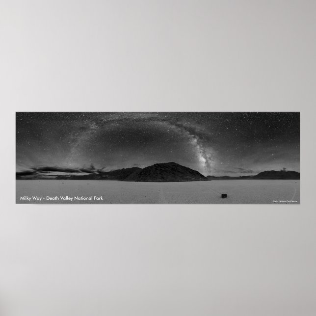 Poster Galaxie de la Voie Lactée - Parc national de la Va (Devant)