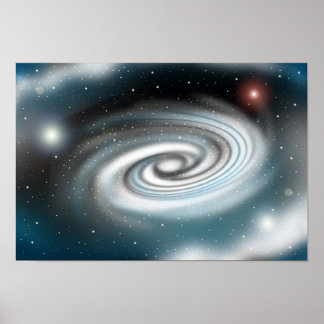 Poster Galaxie en expansion infinie.