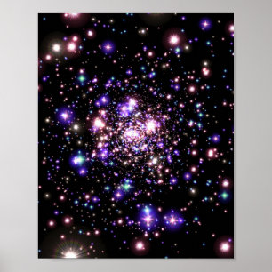 Poster Galaxie pétillante