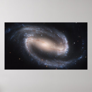 Poster Galaxie spirale barrée NGC 1300