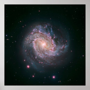 Poster Galaxie spirale M83 (NASA)