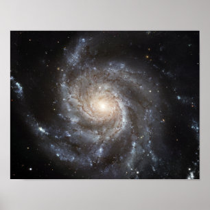 Poster Galaxie spirale Messier 101