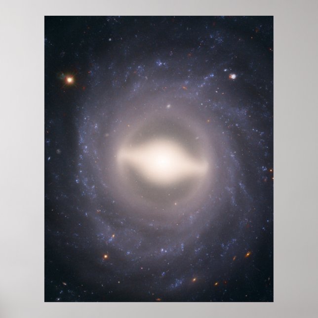 Poster Galaxie Spirale Ngc 1015. (Devant)