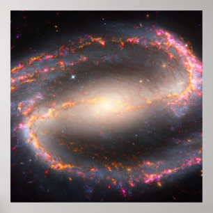 Poster Galaxie Spirale Ngc 1300.