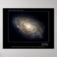 Galaxie spirale NGC 4414 Télescope Hubble Photo