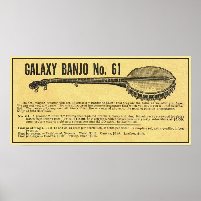 Poster Galaxy Banjo (Devant)