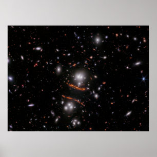 Poster Galaxy Cluster PLCK G165.7 (image NIRCam)