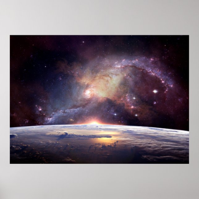 Poster Galaxy étoile infinité cosmos sombre (Devant)