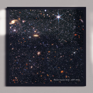 Poster Galaxy naine WLM James Webb Telescope spatial Hi-R