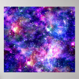 Poster Galaxy Night Imprimer Design cosmique