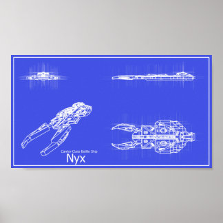 Poster Galaxy Nyx Blueprints