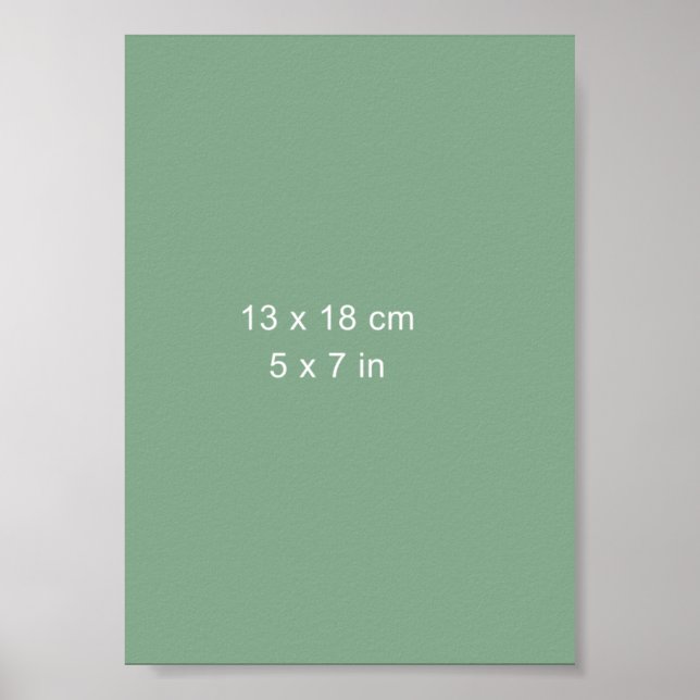 Poster Galerie Présentation murale Modèle Photo Art 5x7in (Devant)