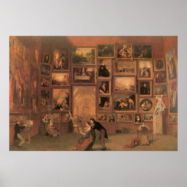 Poster Galerie Samuel Morse du Louvre (Devant)