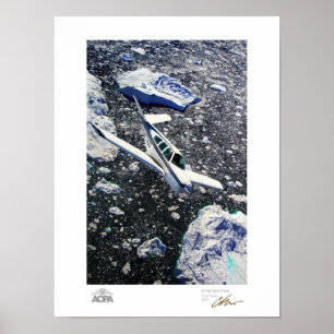 Poster Galerie V-Tail au-dessus du fjord