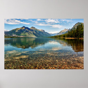 Poster Galets dans le lac