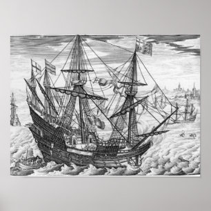 Poster Galion de la Reine Elizabeth