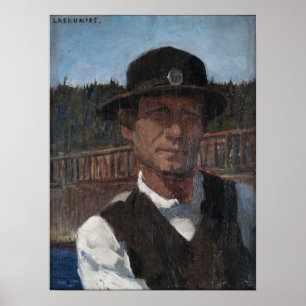 Poster Gallen-Kallela - Descente