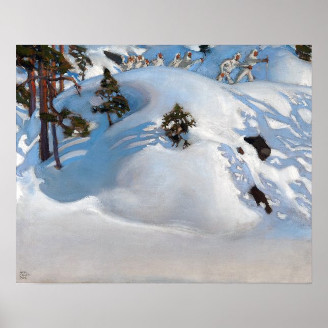 Poster Gallen-Kallela - Février Vision 1905 (Devant)