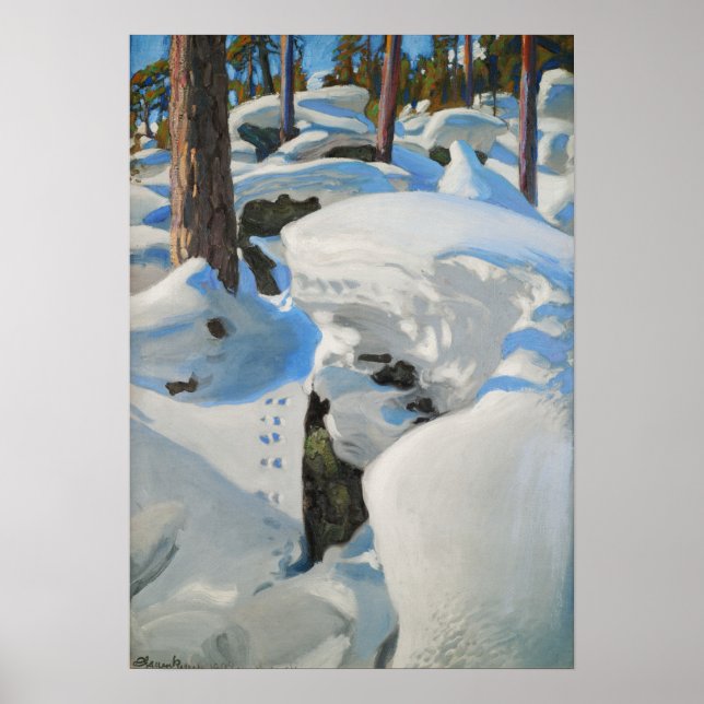 Poster Gallen-Kallela - Le Lynx Den (Devant)