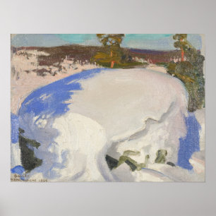 Poster Gallen-Kallela - Paysage d'hiver