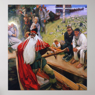 Poster Gallen-Kallela - VInämöisen