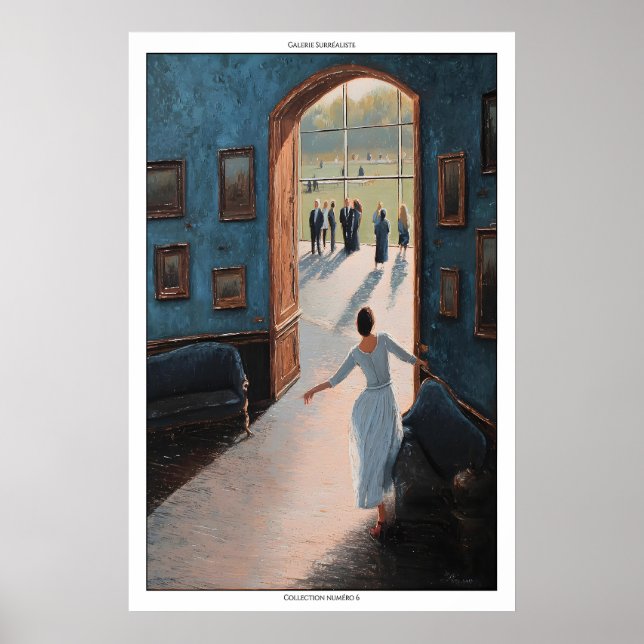 Poster Gallery View Wall Art Print - Elegant Surrealist (Devant)