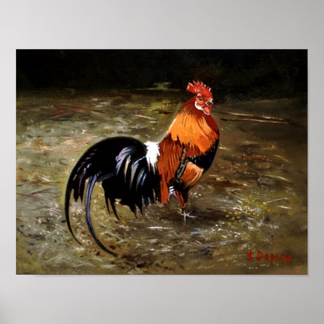 Poster Gallo/Galo/Rooster (Devant)