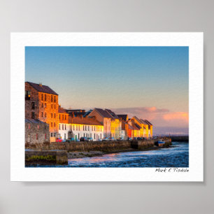 Poster Galway's Waterfront At Sunset - Irlande - Mini