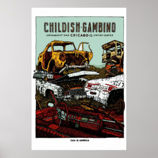 Poster Gambino Chicago Final