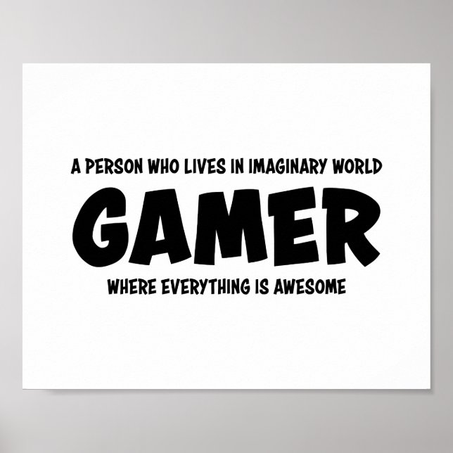 POSTER GAMER (Devant)