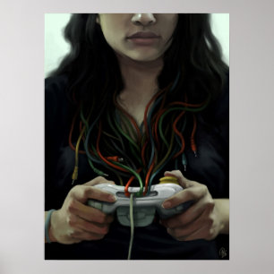 Poster Gamer Girl (poster/imprimer)