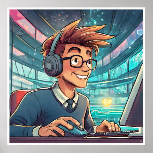 Poster Gamer - Imprimer