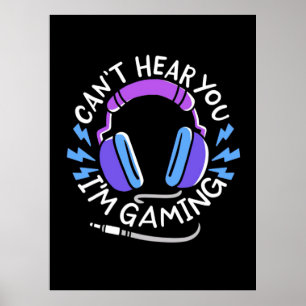 Poster Gamer Je Joue